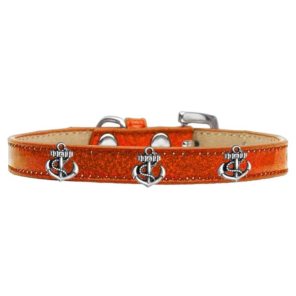 Pet Pal Silver Anchor Widget Dog CollarOrange Ice Cream Size 20 PE815716